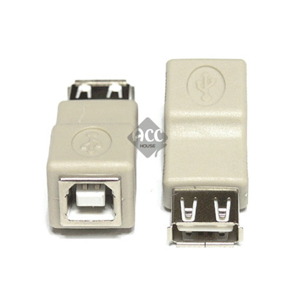 H836 USB B암-A암 연장젠더 단자잭 커넥터 짹 연장 핀