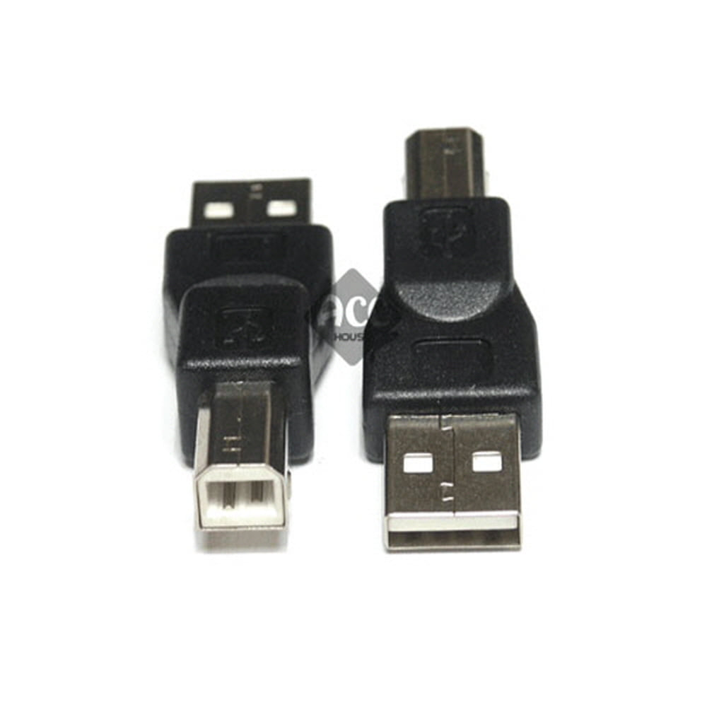 H8390 USB B숫-A숫 젠더 단자 잭 커넥터 짹 연결 변환