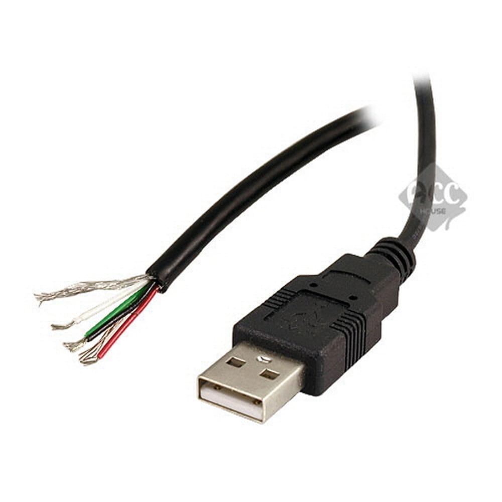 H8399-2 USB숫 제작형 케이블 DIY 4P 납땜 커넥터 잭