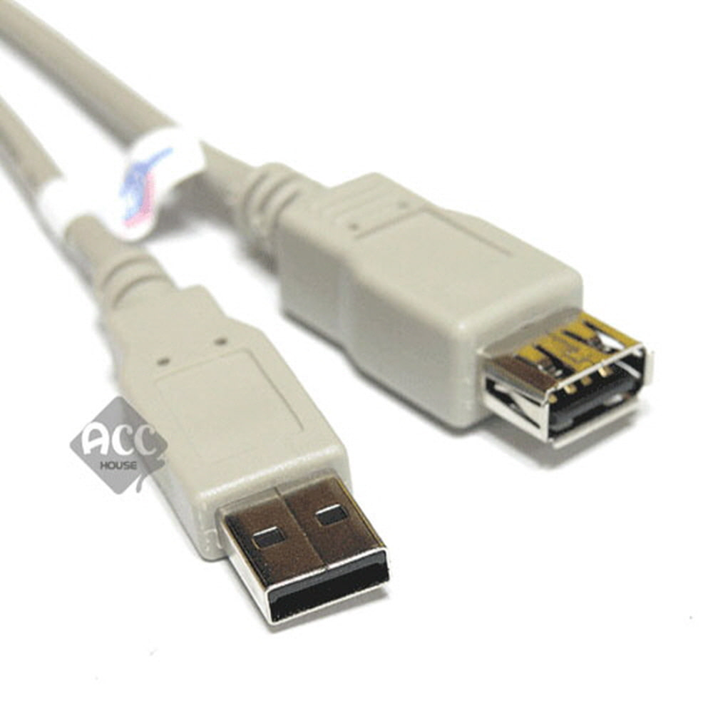 H859 USB연장케이블 1m 단자 잭 커넥터 변환 선 연결