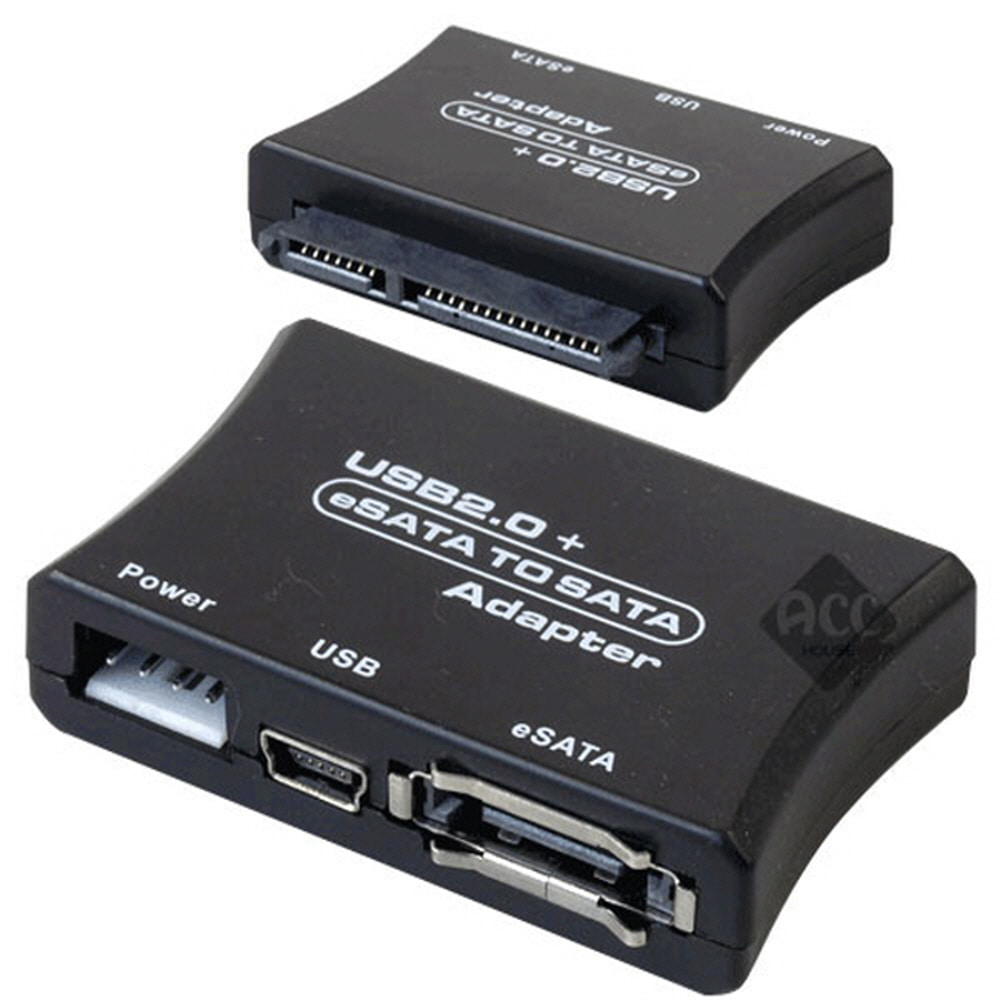 H8812 USB ESATA/SATA 하드 시디룸 연결변환잭 케이블