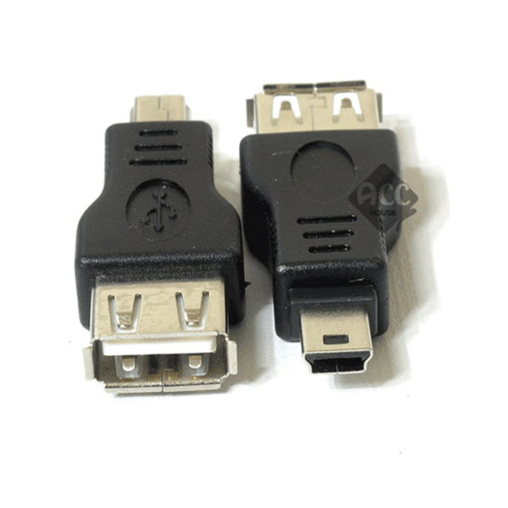 H908 USB-미니B5핀 젠더 카메라 MP3 변환 커넥터 잭