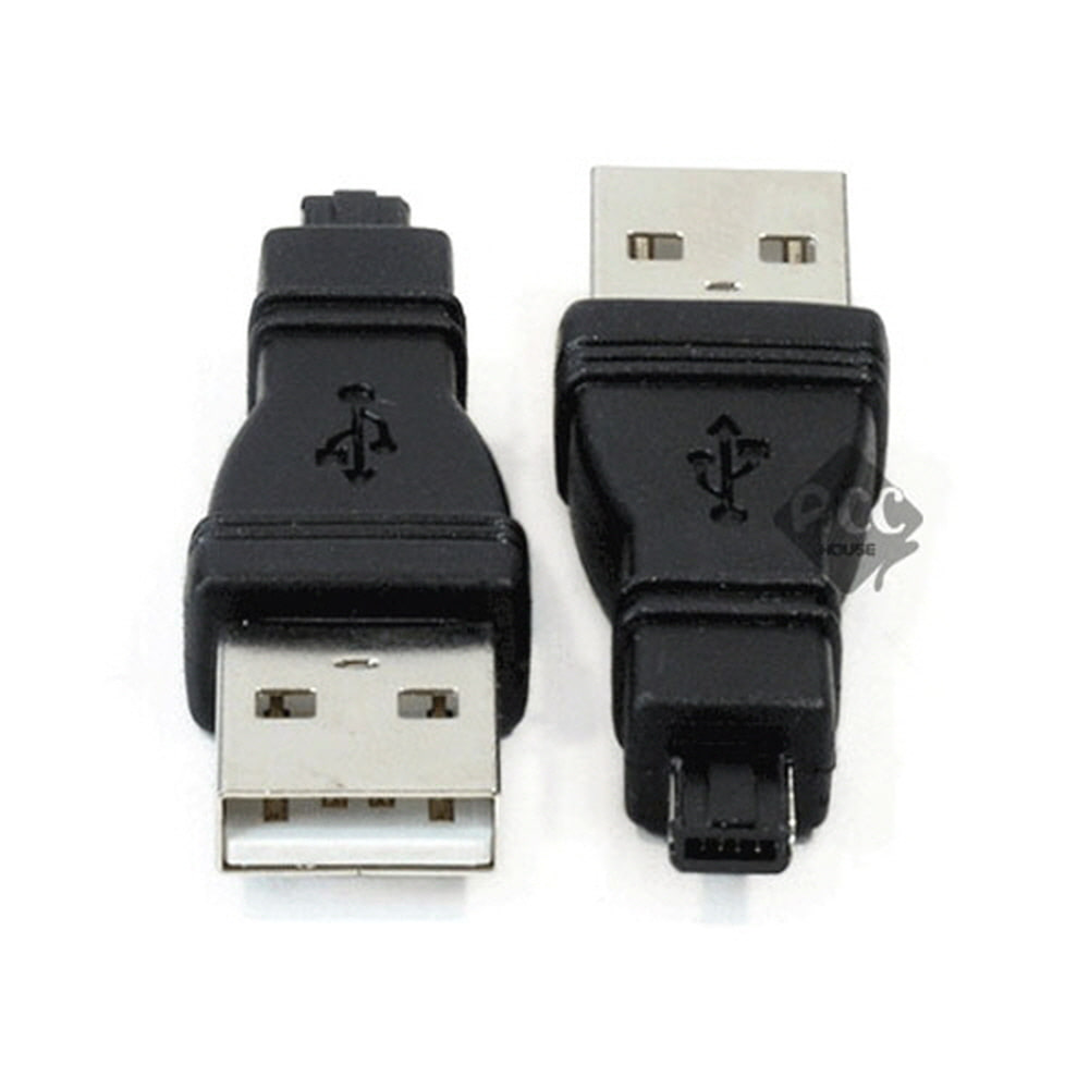 H917-1 USB-F4P 젠더-검정 카메라 MP3 커넥터 변환 잭