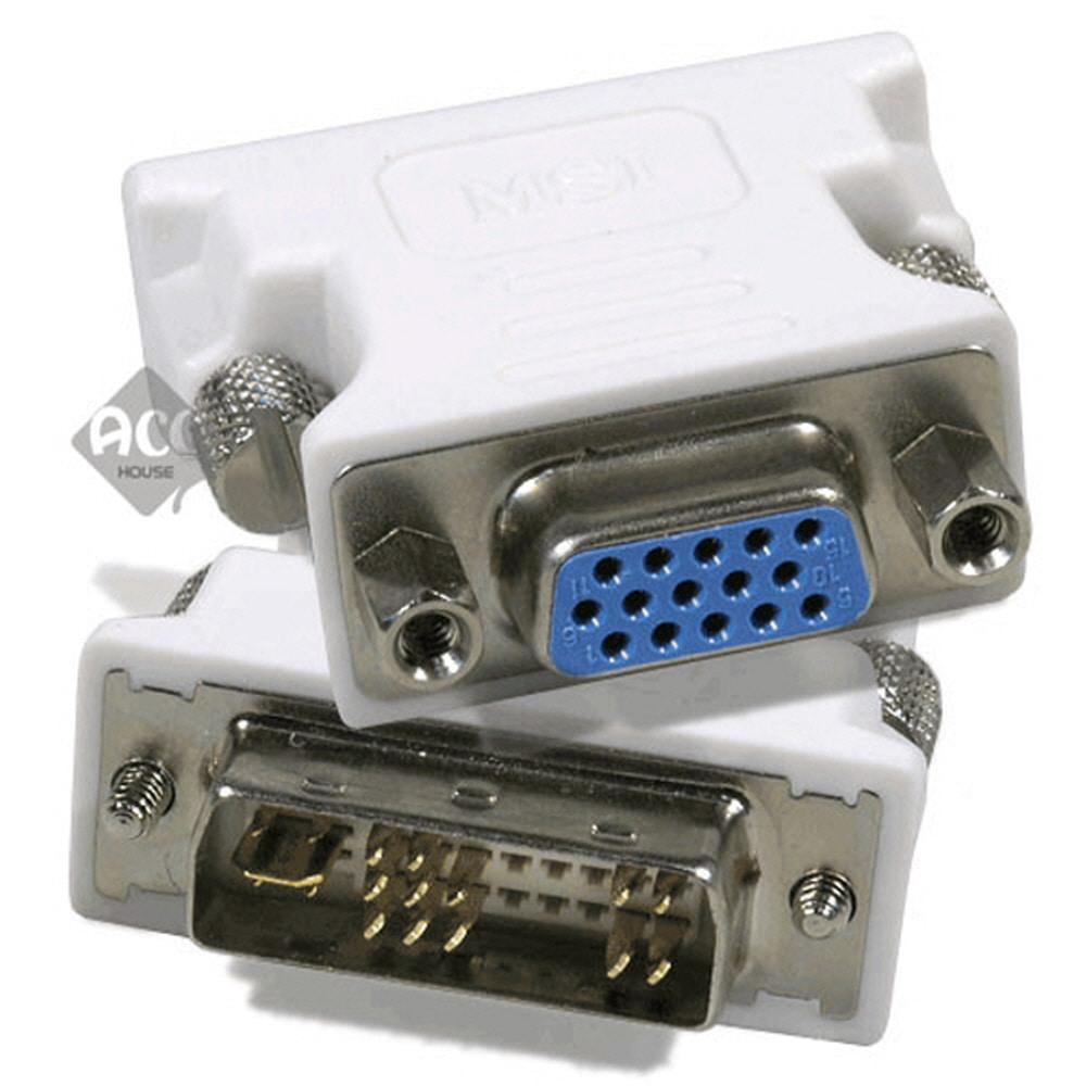 J954 DVI숫-3열15핀암 젠더 RGB D-SUB 커넥터잭 짹 핀
