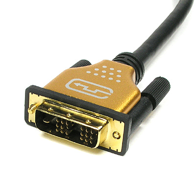 ABC2833 HDMI to DVI 변환 케이블 골드메탈 1.8M 단자
