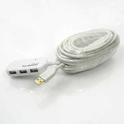 ABA2356 USB 리피터 USB 4포트 증폭 케이블 허브 호환