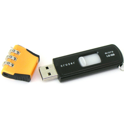 ABA2655 USB 플래시 메모리 잠금 장치 3자리 숫자키