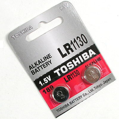 ABA7488 TOSHIBA 수은전지 LR1130 1.5V 리튬 셀 장비