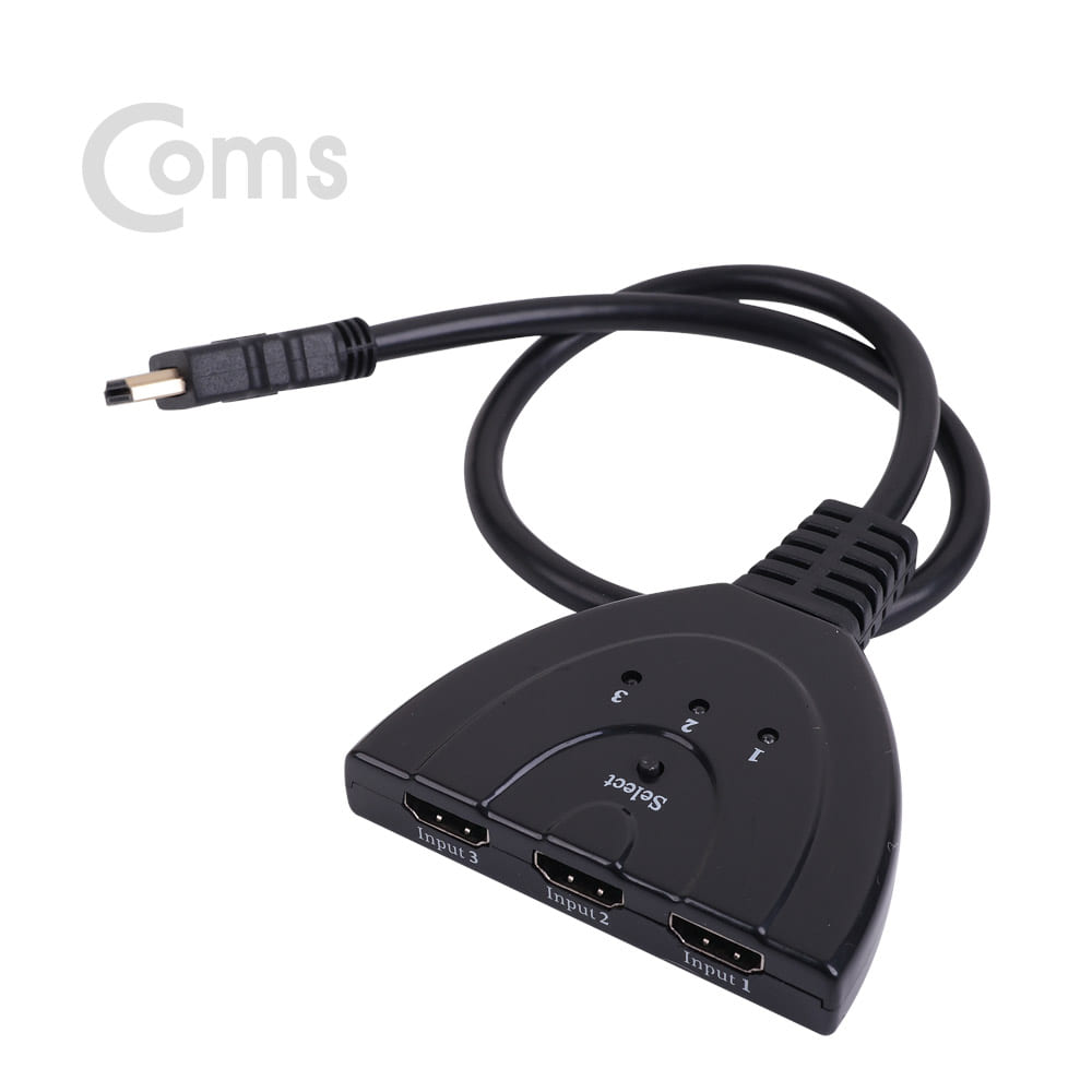 ABBS113 HDMI 선택기 Y형 3대1 케이블 모니터 영상 잭