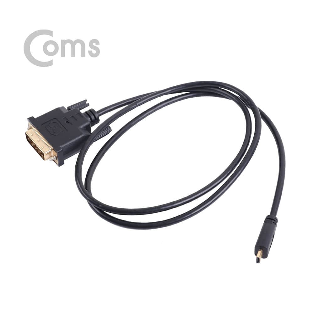 ABBS934 마이크로 HDMI TO DVI 케이블 1M 라인 선 잭