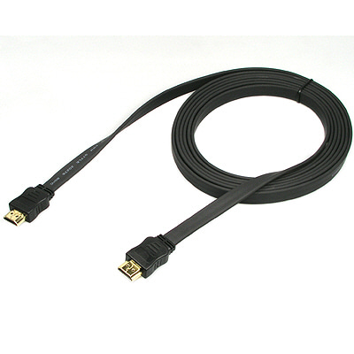 ABC2124 HDMI 연결 케이블 3m 플랫형 평면 선 라인 잭