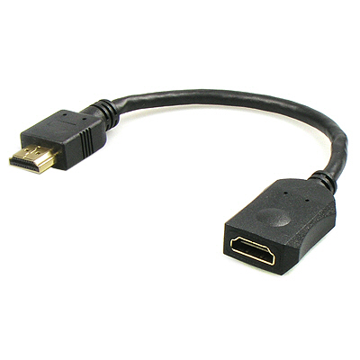 ABC2336 HDMI 연장 암수 케이블 20cm 연결선 라인 잭