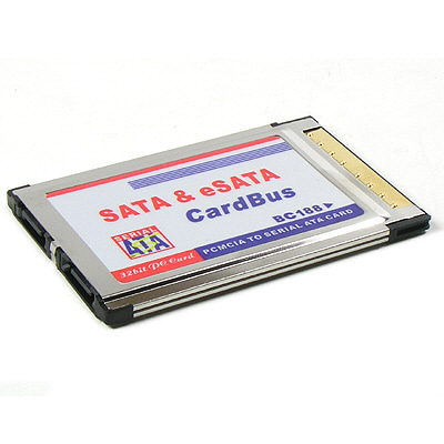 ABD3372 노트북용 eSATA SATA 카드 CardBus 단자 젠더
