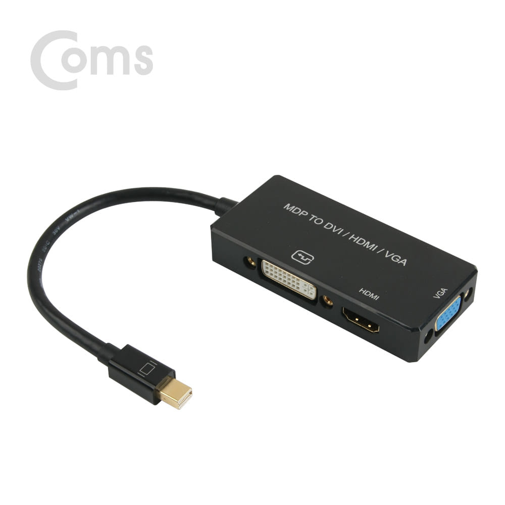 ABDM454 미니 디스플레이 포트 컨버터 DVI HDMI VGA