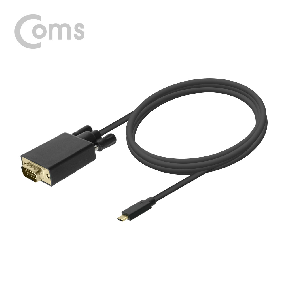 ABDM483 USB 3.1 C타입 to VGA 컨버터 케이블 1M 변환
