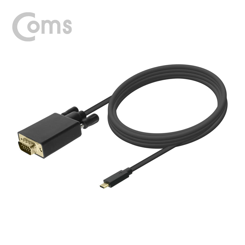 ABDM485 USB 3.1 C타입 to VGA 컨버터 케이블 2M 변환