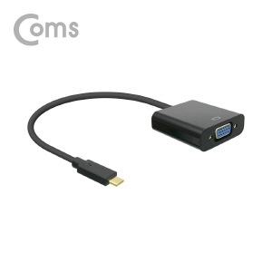 ABDM488 USB 3.1 C타입 to VGA 변환 케이블 음성 영상