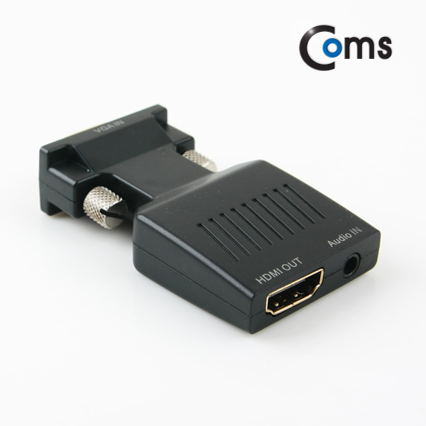 ABFW335 VGA to HDMI 변환 컨버터 젠더 잭 RGB 음성O