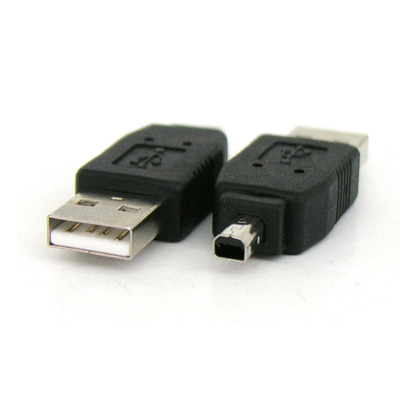 ABG2380 USB to 미니 4핀 젠더 변환 단자 커넥터 잭
