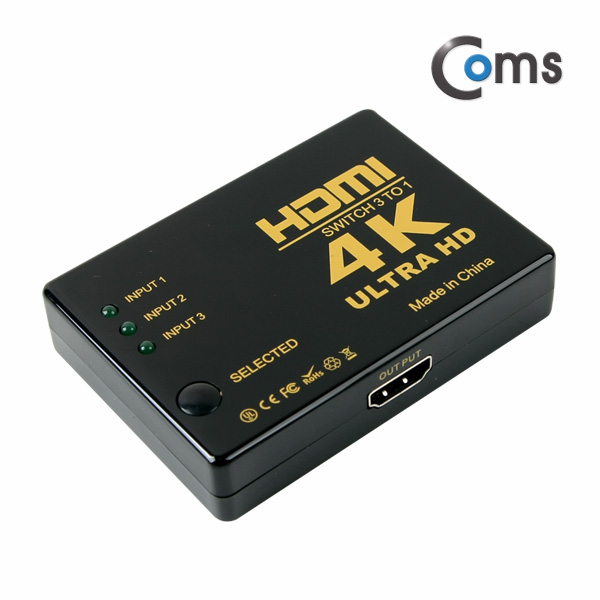 ABIB218 HDMI 선택기 3대1 디스플레이 모니터 출력 잭