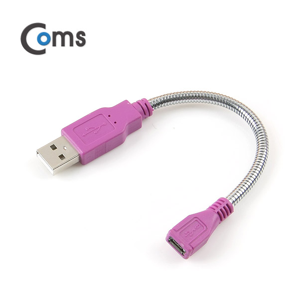 ABNA491 마이크로 5핀 to USB 젠더형 케이블 15cm 잭