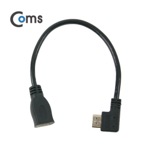 ABNA654 HDMI 좌향꺾임 연장 연결 젠더 기억자 케이블