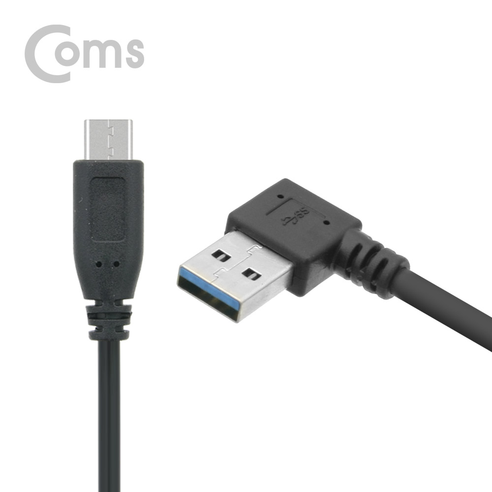 ABNA987 USB 3.1 C타입 to USB 3.0 젠더 우향 25cm
