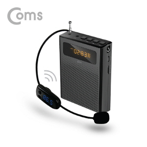 ABWW505 휴대용 무선 마이크 앰프 스피커 블랙 라디오