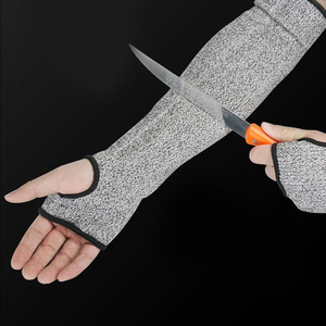 안전가드 베임방지 손등 팔토시(40cm)칼 절단방지토시